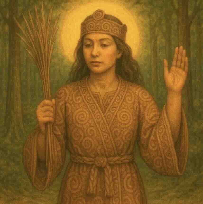 006-Prayer of the Jōmon Era / Image of Japan circa 10,000 BCE nft-G018-JM-A0006