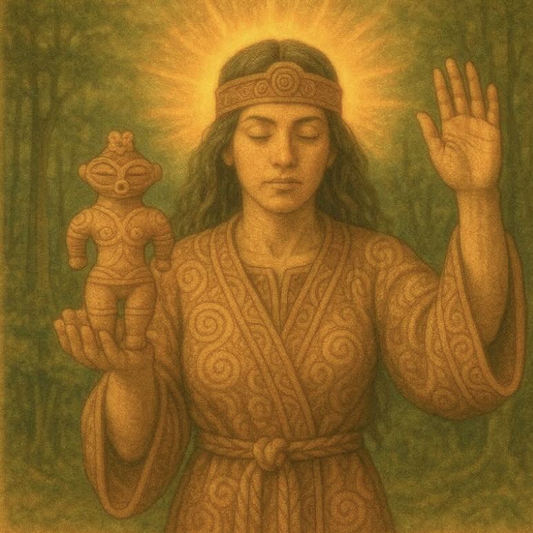 009-Prayer of the Jōmon Era / Image of Japan circa 10,000 BC