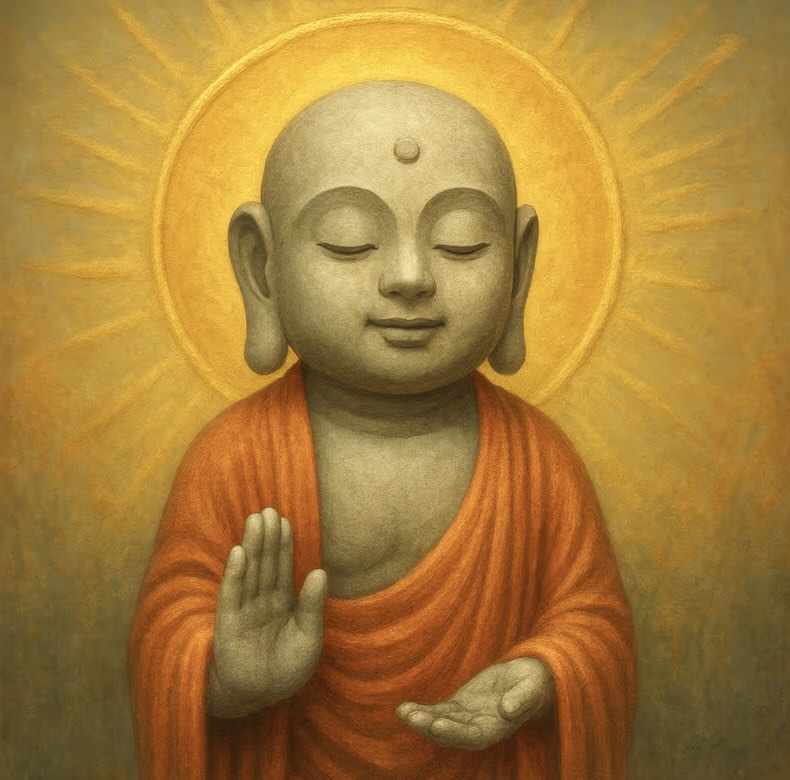 003-POWERFUL JIZO – Golden Raigō Blessing (Fearlessness & Compassion Edition)