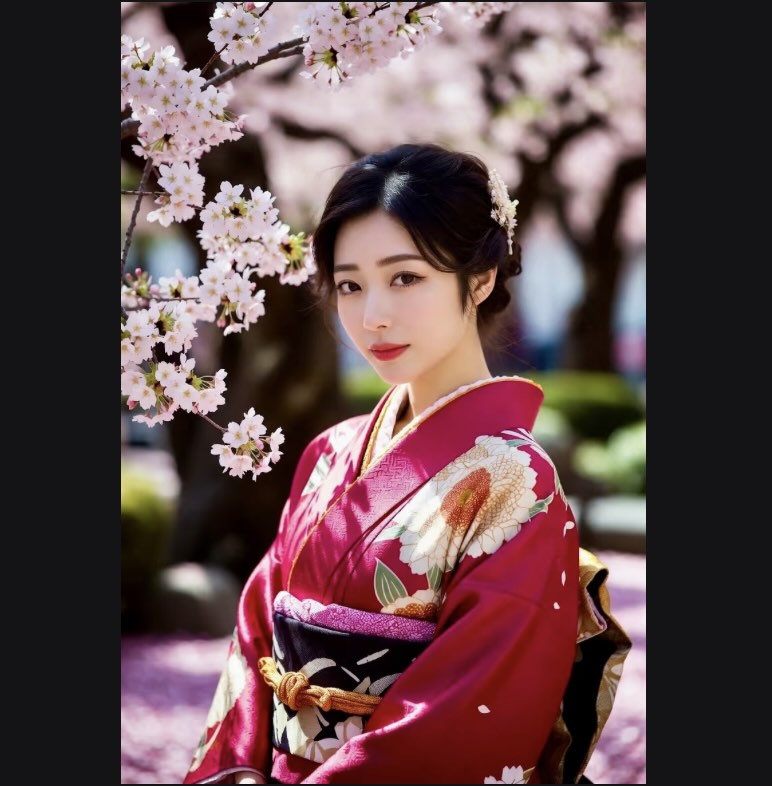 Crimson Sakura Radiance nft-G015-JL-A0013