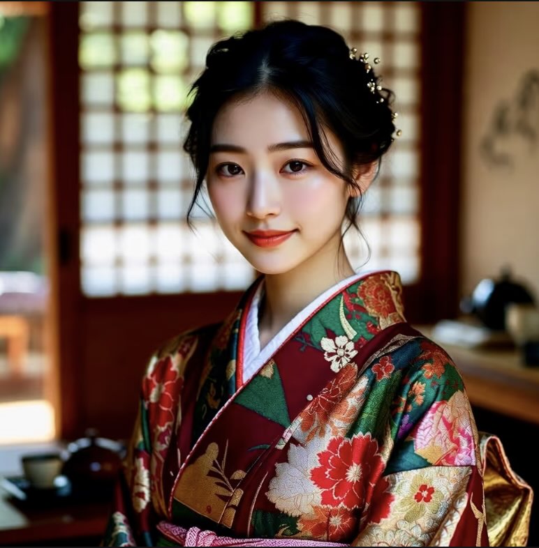 Kimono Maiden of the Tea House nft-G015-JL-A0006