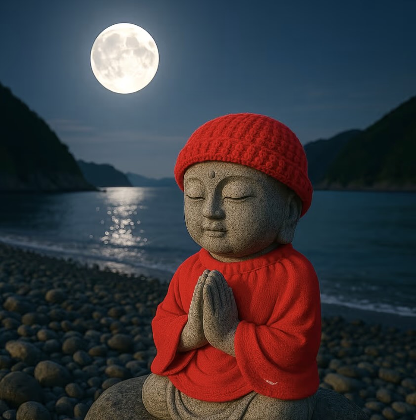 OMAMORI-JIZO-moon nft-G009-JZ-A0028