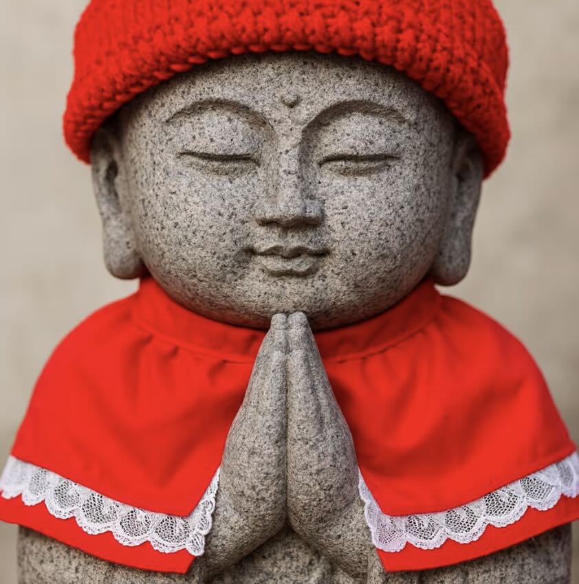 OMOMAMORI-JIZO-AKAI-ON-KOROKORO-01-nft-G009-JZ-A0001