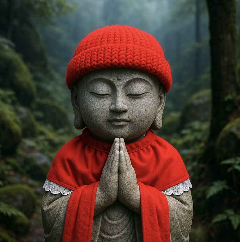 Omamori Jizo - Deep Mountain Sanctuary-nft-G009-JZ-A0002