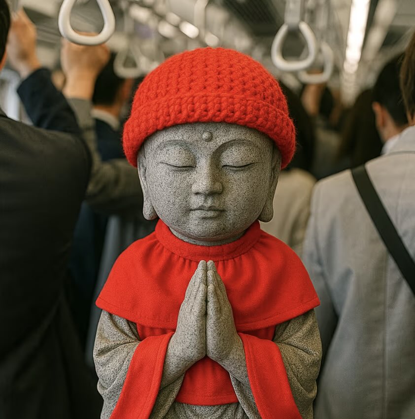 Omamori Jizo - Train nft-G009-JZ-A0009