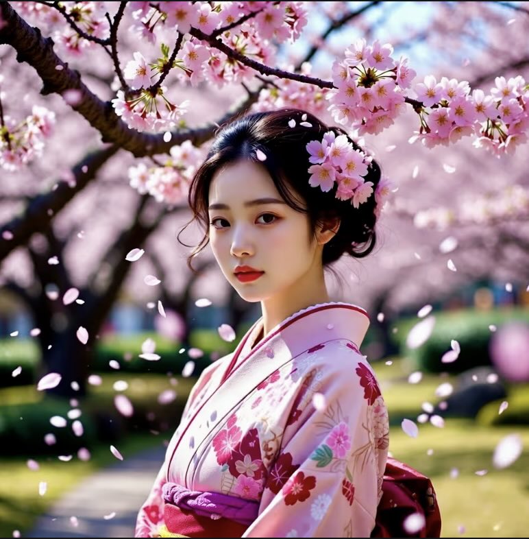 Sakura Whisper Kimono Maiden nft-G015-JL-A0011