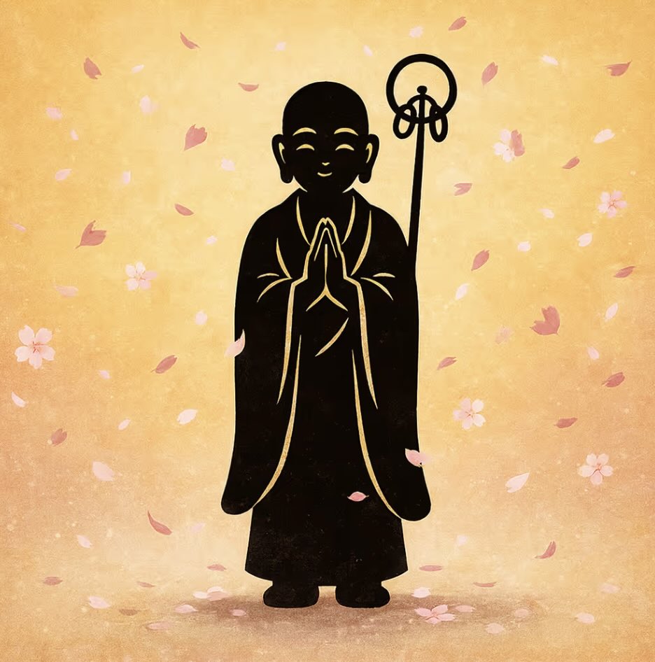 Cherry-Blossom Jizo 2 | 0.08 ETH | nft-G005-JZ-A0070