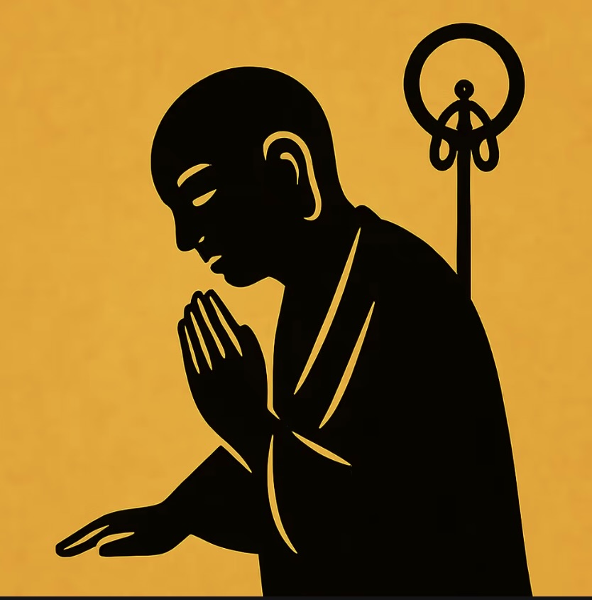 0013 Digital Talisman - Earth-Touch Prayer Jizo - Grounded Blessing