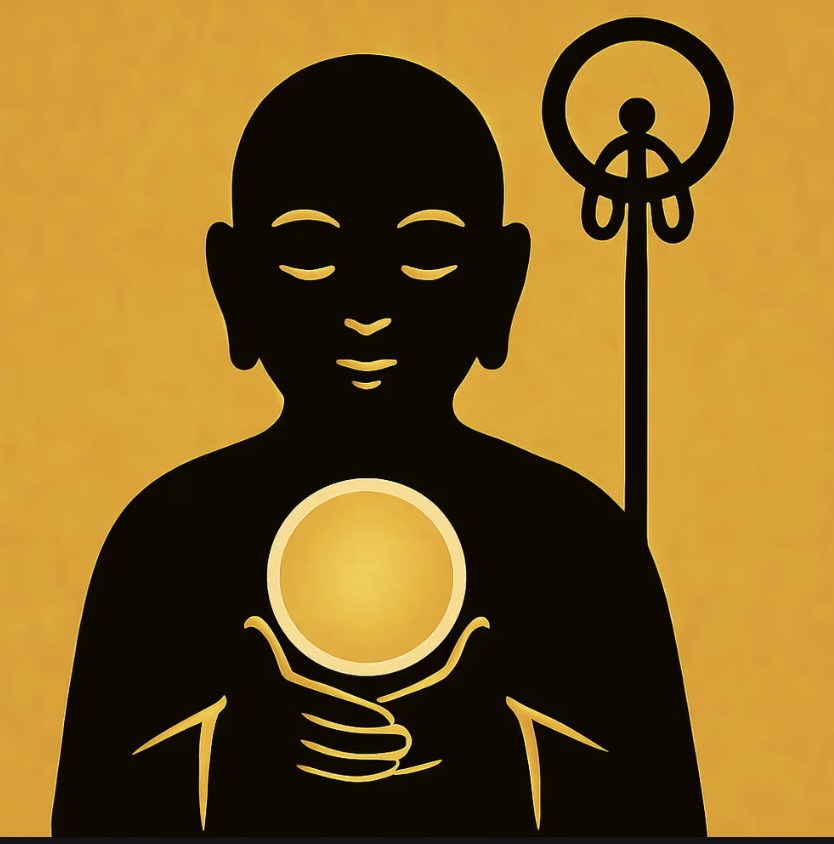 0015 Digital Talisman - Light Orb Prayer Jizo - Cradle of Radiance