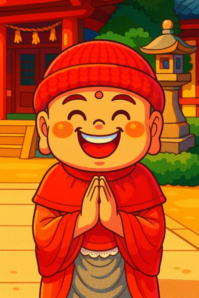 013AKAI-ON-KOROKORO-Anime-Temple-shrine-1-long