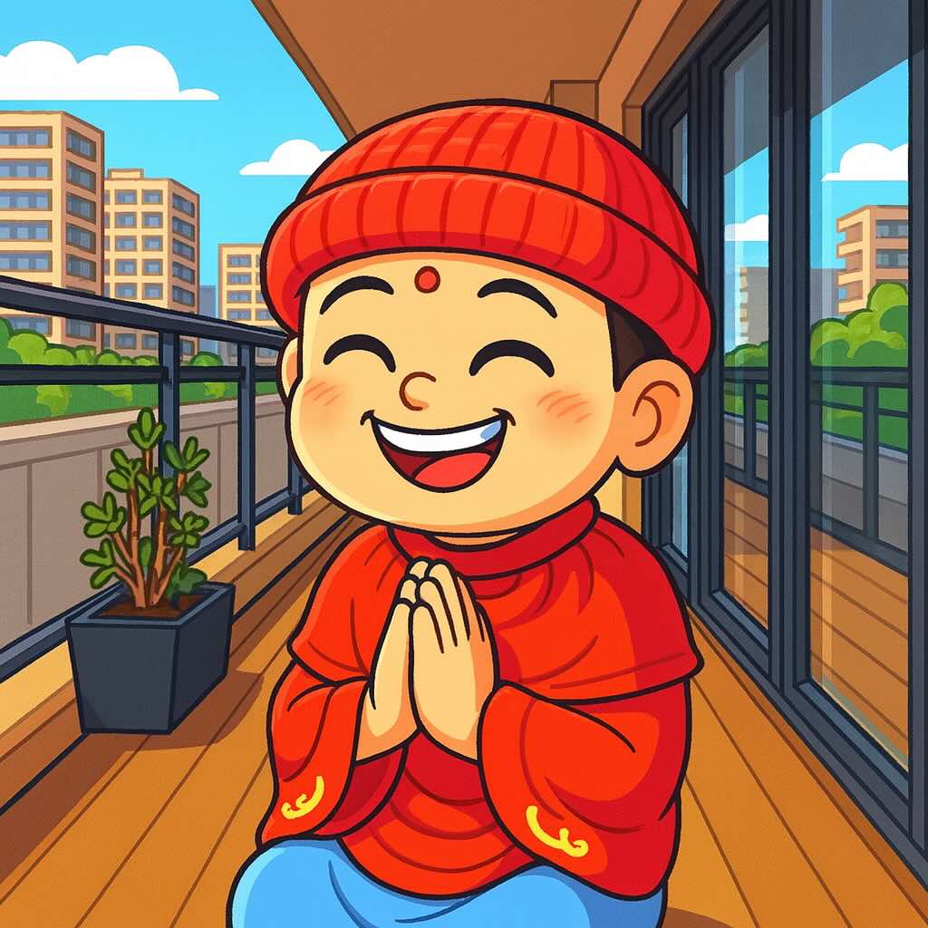 019AKAI-ON-KOROKORO-Anime-apartment-terrace