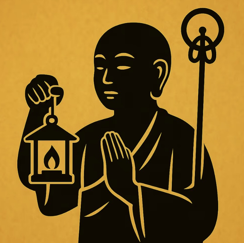 0029 Digital Talisman – Torch-Bearing Jizo – Illuminating the Dark