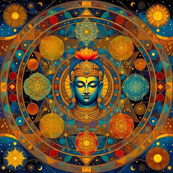 Mandara II – Cosmic Compassion Within the Eternal Wheel