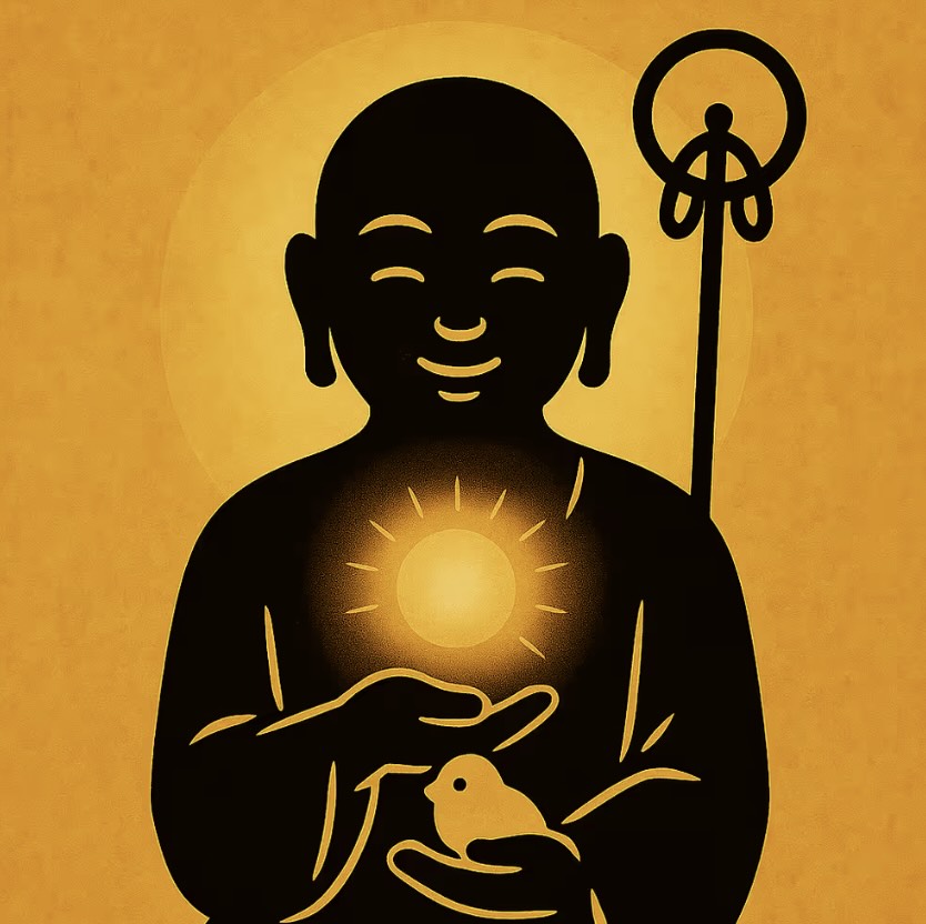 0039 Digital Talisman – Warm-Energy Jizo – Aura of Kindness