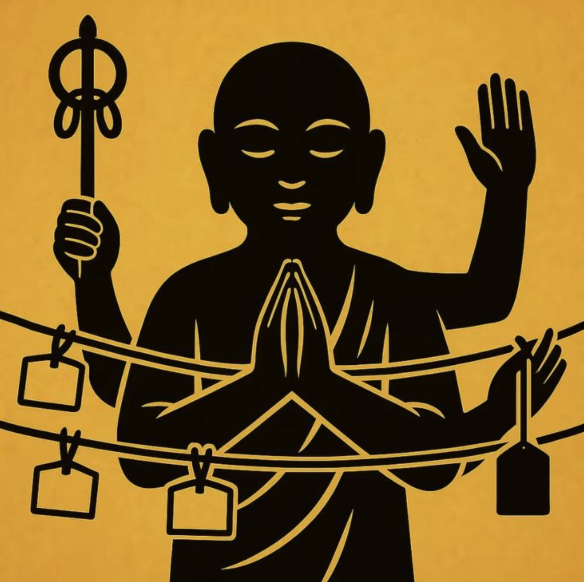 0028 Digital Talisman – Wish-Tie Jizo – Protective Blessings