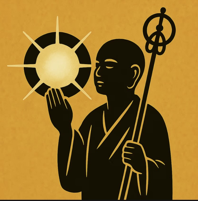 0024 Digital Talisman – Light Shield Jizo – Radiant Defense